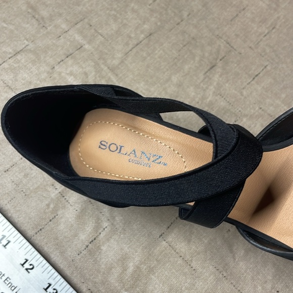 Solanz comfort black soft pump size 10 - Picture 2 of 6